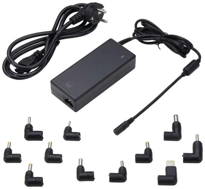 EWENT Cargador Universal Automático EW3969 90W con 11 Conectores EWENT Cargador Universal Automático EW3969 90W con 11 Conectores