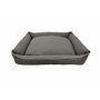 Nayeco Cama Cuna Desenfundable para Perro o Gato Gris - 90x70x21 cm