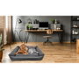 Nayeco Cama Cuna Desenfundable para Perro o Gato Gris - 90x70x21 cm