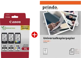 Canon PG-545XL+CL-546XL MCVP con Papel Prindo Universal