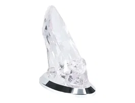 Wondee Lámpara Princesas Disney Cenicienta Forma Zapato de Cristal 3D Iluminación Mágica 19 cm