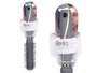 Berilo Cepillo Cabello Rizo Gris Siliconado Plástico 24x4x4 cm (Set de 24)