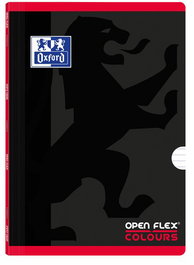 Libreta Grapada Oxford School Openflex Colours A4 48H Con Banda Horizontal Rojo (Set de 10)