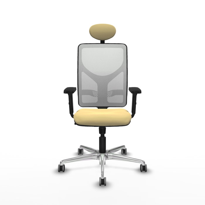 PIQUERAS Y CRESPO Silla de oficina Motilla con mecanismo Sincro, Crema y Blanco PIQUERAS Y CRESPO Silla de oficina Motilla con mecanismo Sincro, Crema y Blanco