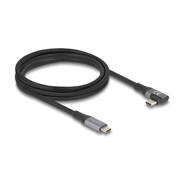 DeLOCK Cable USB C a USB C 20 Gbps 240 W Angular 2 m DeLOCK Cable USB C a USB C 20 Gbps 240 W Angular 2 m