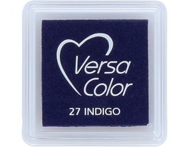 Tsukineko Tinta VERSACOLOR color índigo opaca 33x33mm