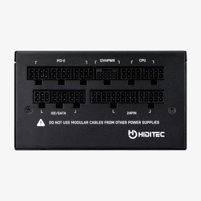 Hiditec GDX1050 v2 Fuente de Alimentación 1050W 80 PLUS Gold Full Modular ATX 3.0 PCIe 5.0 ATX Negra