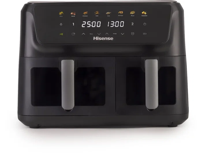 Hisense Freidora de aire doble cesta 11L Negro