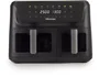 Hisense HAF2700DCD Freidora de Aire Doble 11 Litros Independiente, 2700W, 8 Programas, Función Horneado, Pantalla Táctil, Color Negro