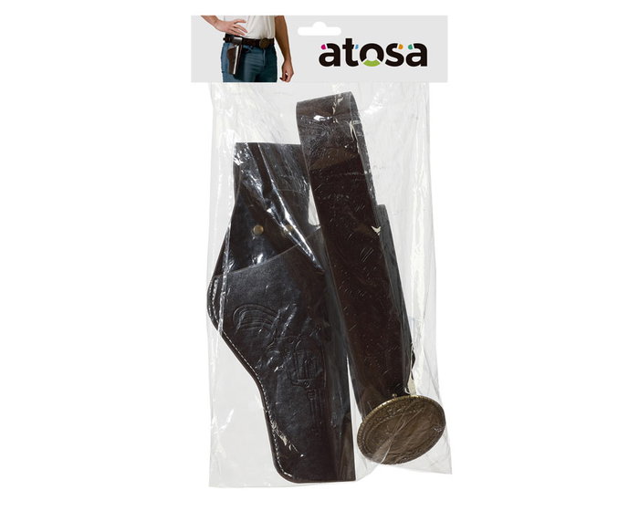 Cartuchera Vaquero Marrón con Cinturón Ajustable Cartuchera Vaquero Marrón con Cinturón Ajustable