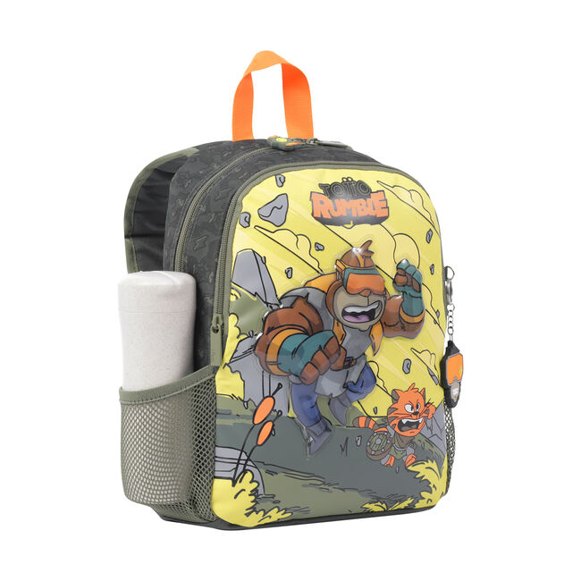 Totto Mochila Escolar Pequeña Infantil de Cartoons MJ04BWM001-2310-4DJS Verde 9 Litros Totto Mochila Escolar Pequeña Infantil de Cartoons MJ04BWM001-2310-4DJS Verde 9 Litros