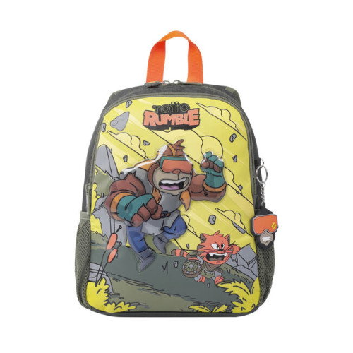Totto Mochila Escolar Pequeña Infantil de Cartoons MJ04BWM001-2310-4DJS Verde 9 Litros Totto Mochila Escolar Pequeña Infantil de Cartoons MJ04BWM001-2310-4DJS Verde 9 Litros