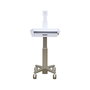 Ergotron CareFit Slim 2.0 Carro Multimedia para Pantallas 21"-27", Aluminio/Acero, Blanco/Oro, Soporta 14500 kg