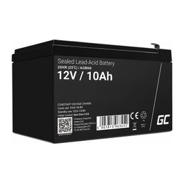 Green Cell AGM48 Batería 12V 10Ah Sealed Lead Acid Negra