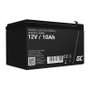 Green Cell AGM48 Batería 12V 10Ah Sealed Lead Acid Negra