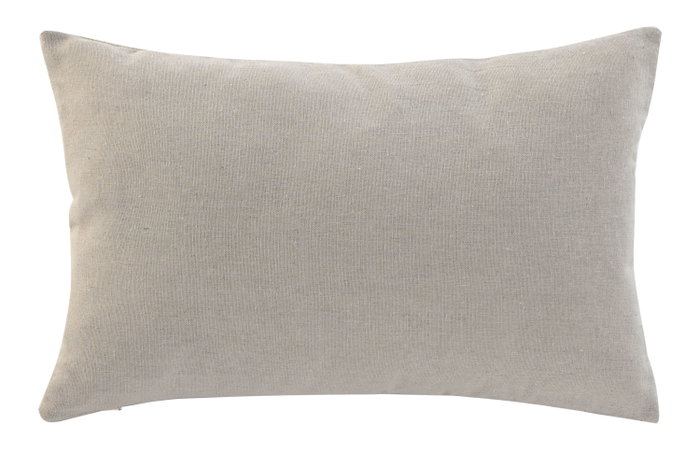 DKD Home Decor Cojín Urban Beige Marrón 30 x 50 cm Lote de 2 Algodón y Poliéster