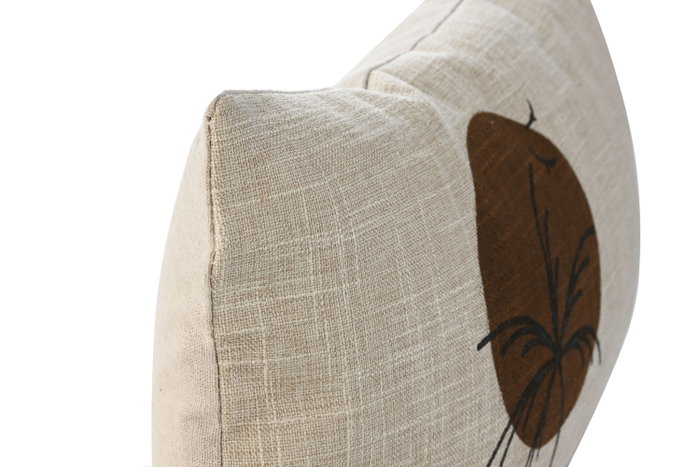 DKD Home Decor Cojín Urban Beige Marrón 30 x 50 cm Lote de 2 Algodón y Poliéster