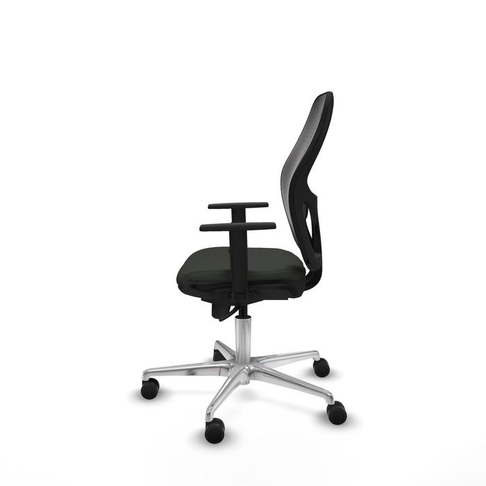 PIQUERAS Y CRESPO Silla de oficina Jorquera con mecanismo Sincro, color Negro