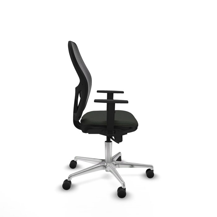 PIQUERAS Y CRESPO Silla de oficina Jorquera con mecanismo Sincro, color Negro
