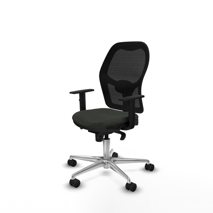 PIQUERAS Y CRESPO Silla de oficina Jorquera con mecanismo Sincro, color Negro