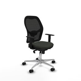 PIQUERAS Y CRESPO Silla de oficina Jorquera con mecanismo Sincro, color Negro