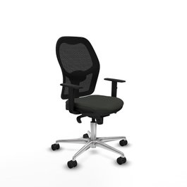 PIQUERAS Y CRESPO Silla de oficina Jorquera con mecanismo Sincro, color Negro