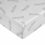 Sábana Bajera Harry Potter Blanco Gris Cama de 160