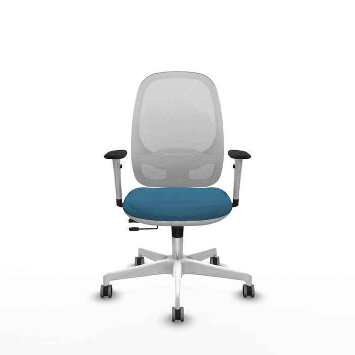 PIQUERAS Y CRESPO Silla de oficina Cilanco Verde petróleo y Blanco PIQUERAS Y CRESPO Silla de oficina Cilanco Verde petróleo y Blanco