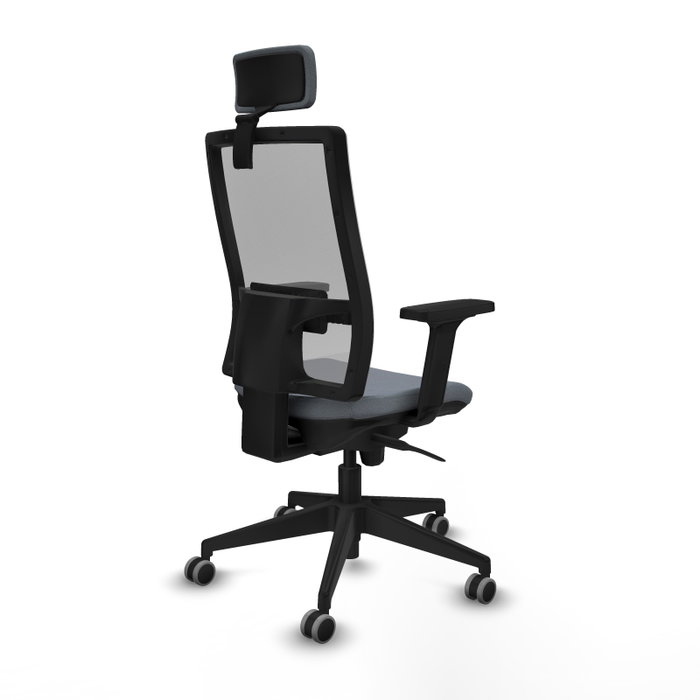 PIQUERAS Y CRESPO Silla de oficina Horna Gris con mecanismo Sincro PIQUERAS Y CRESPO Silla de oficina Horna Gris con mecanismo Sincro