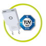Mobile Origin 30W Slim Charger TÜV MO18 Dual USB-C Blanco