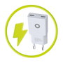 Mobile Origin 30W Slim Charger TÜV MO18 Dual USB-C Blanco