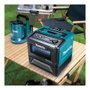 Makita MW001GZ Microondas Solo de Encimera 8 Litros 500W LED Negro Verde 40V