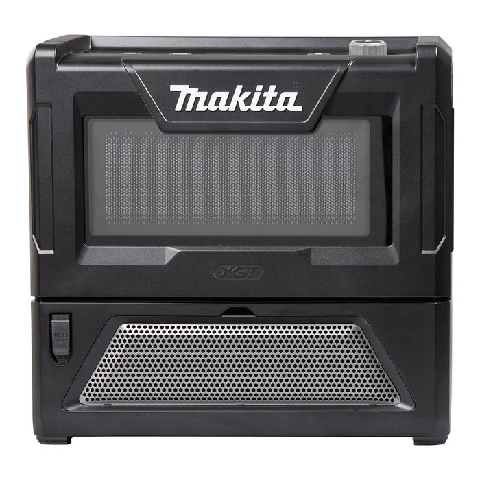Makita MW001GZ Microondas Solo de Encimera 8 Litros 500W LED Negro Verde 40V
