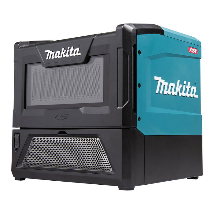 Makita MW001GZ Microondas Solo de Encimera 8 Litros 500W LED Negro Verde 40V