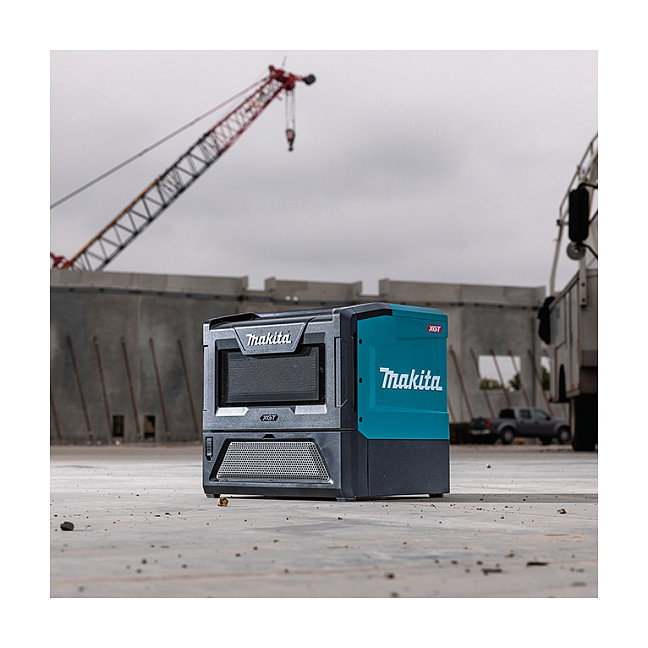 Makita MW001GZ Microondas Solo de Encimera 8 Litros 500W LED Negro Verde 40V