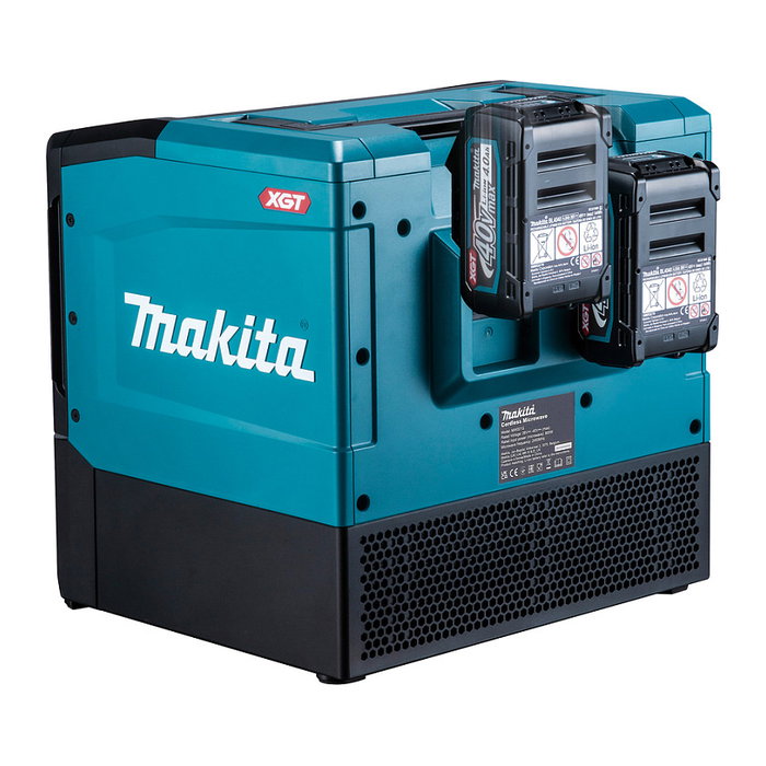 Makita MW001GZ Microondas Solo de Encimera 8 Litros 500W LED Negro Verde 40V