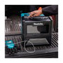 Makita MW001GZ Microondas Solo de Encimera 8 Litros 500W LED Negro Verde 40V
