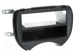 ACV Bastidor de montaje de radio para Nissan Micra (K13) 2011-2013, 2 DIN, Negro