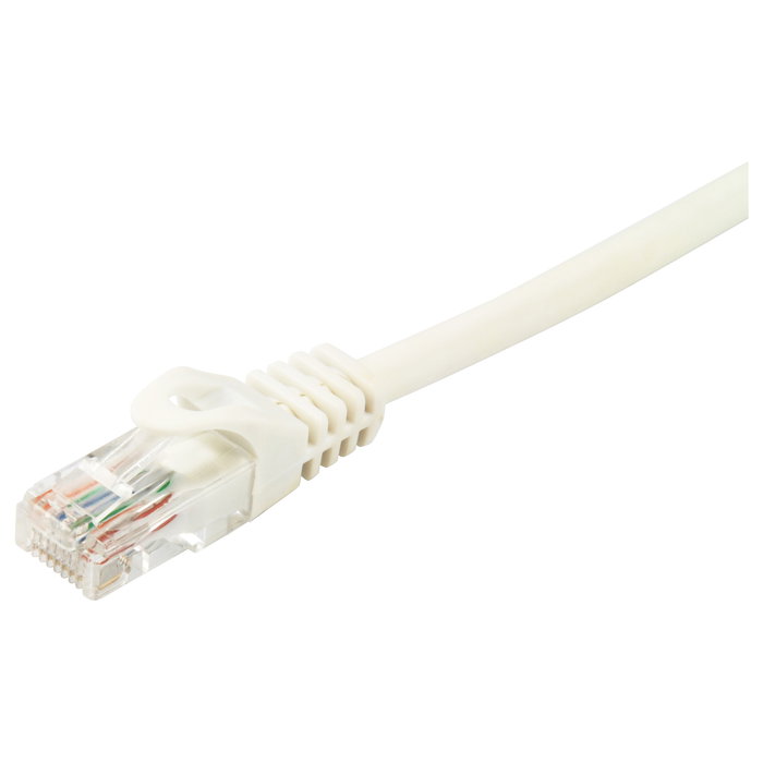 EQUIP 603005 Cable de Red Patch Cord Cat6a U/UTP 5 m Blanco RJ45 a RJ45 LSZH 10 Gigabit Ethernet PoE+
