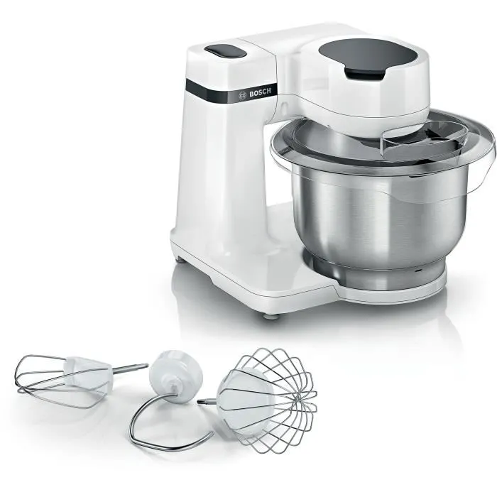 Bosch MUMS2EW00E Procesador de alimentos Serie 2, 700 W, 4 velocidades, Blanco Bosch MUMS2EW00E Procesador de alimentos Serie 2, 700 W, 4 velocidades, Blanco