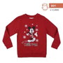 Sudadera sin Capucha Niño Mickey Mouse Rojo 6 Años