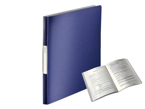 Leitz Carpeta Style Escaparate DIN A4 Roja con 20 Fundas