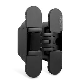 Koblenz Bisagra Invisible Kubica K6200 Negro Regulacion 3D 45Kg - 95 x 60 mm para Puertas de Madera Interior Zamak y Hierro