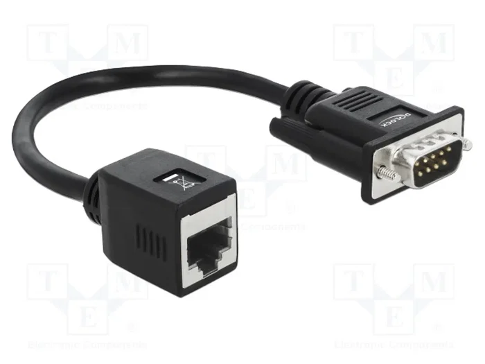 DeLOCK Adaptador serie DB9 macho a RJ45 hembra RS-232/422/485 DeLOCK Adaptador serie DB9 macho a RJ45 hembra RS-232/422/485