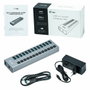 I-tec Hub de Carga USB 3.0 de 13 Puertos con Adaptador de 60 W Gris