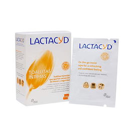 Lactacyd Toallitas Íntimas Higiene Frescor Protección Zona Íntima Mujer 10 u