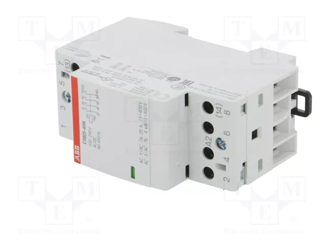 ABB ESB25-40N-06 Contactor 4 Polos Blanco ABB ESB25-40N-06 Contactor 4 Polos Blanco