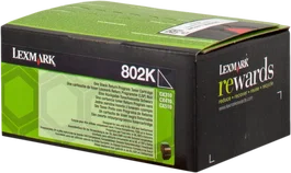 Lexmark 802K Negro Cartucho de Tóner Retornable