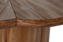 DKD Home Decor Mesa Redonda de Comedor de Madera Natural 100x100x77 cm