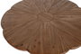DKD Home Decor Mesa Redonda de Comedor de Madera Natural 100x100x77 cm